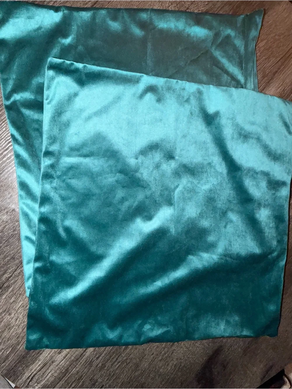 Plush Decorative Pillow Covers - Teal